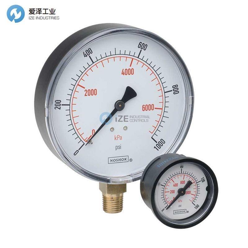 NOSHOK壓力表25-510-6000-PSI/BAR-1/4-SSFF