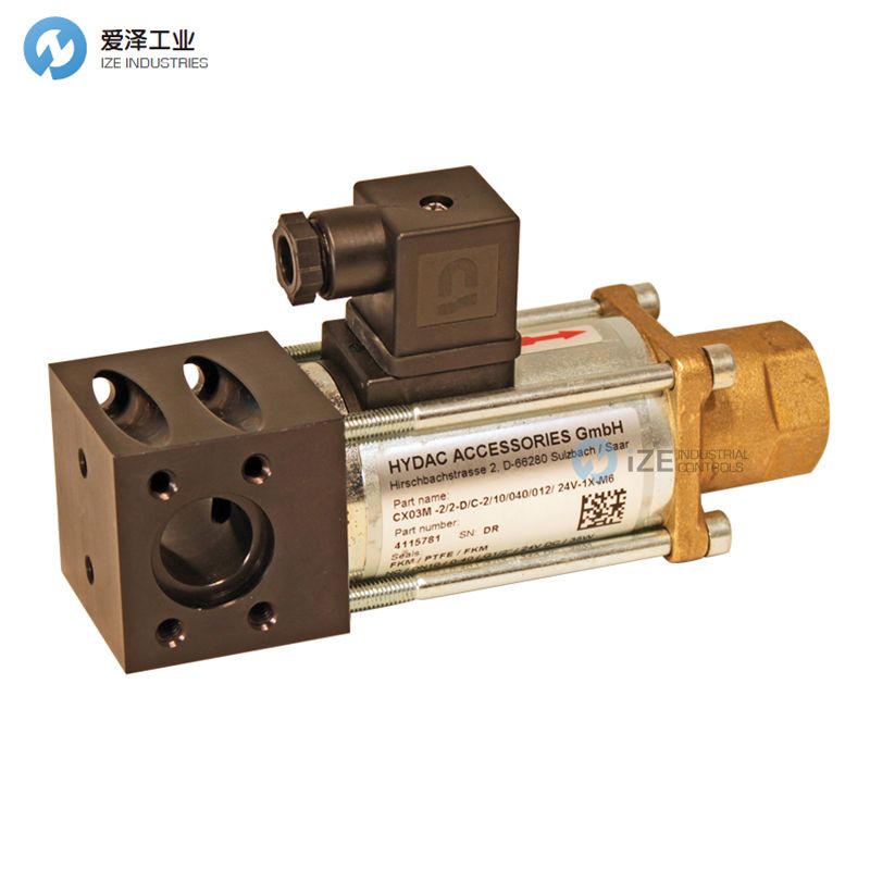 HYDAC同軸閥CX03M-2/2-D/C-2/20/040/034/ 24V-M12